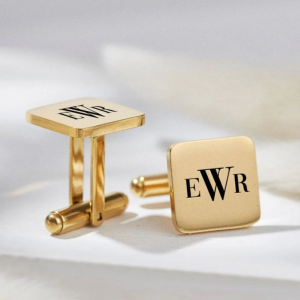 Personalized Engraving Square Cufflinks