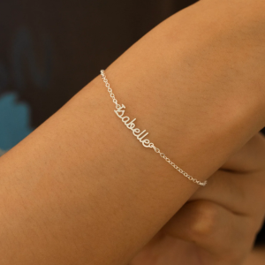 Tiny Name Bracelet, Custom Name Bracelet, Three Name Bracelets, Stackable Bracelets, Handmade Name Jewelry, New Mom Gift, Bridesmaid Gifts