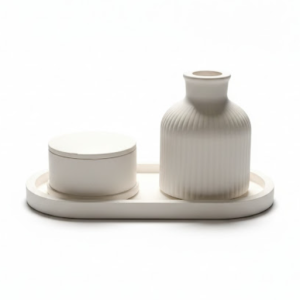 Combo 13 - Trinket tray + Vase + round jewellery box