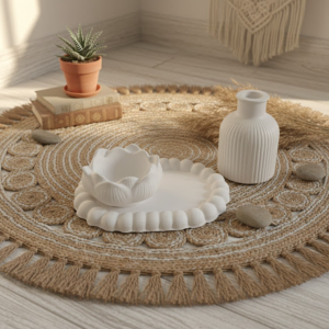 Combo 17 -  bubble tray + Lotus Candle Holder + Vase