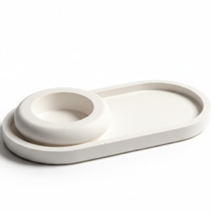 Combo 19 - Trinket tray + Round Candle Holder + Vase