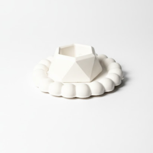 Combo 6 -  bubble tray + hexagon Candle Holder