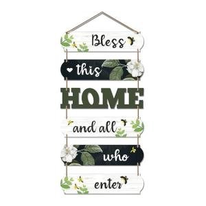 VIBHSA Home Decorative Wall Art MDF Wooden Wall Hanger for Living room | Bedroom | Gifts Set of 6