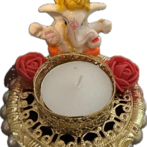 VIBHSA Ganesh Tea Light Candle Holder