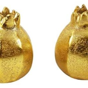 Vibhsa Golden Salt and Pepper Shakers Set for Dining Table
