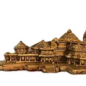 VIBHSA Ram Mandir Ayodhya Model Authentic Design Ideal for Home Temple, Home Decor & Gifts 6 inch