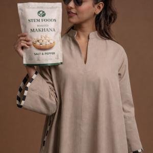 Roasted Salt & Pepper Makhana (Fox Nuts)