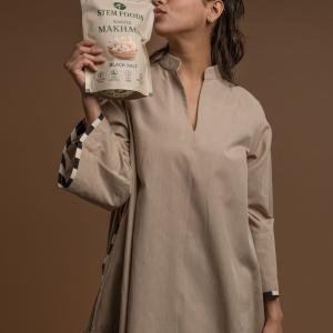 Roasted Black Salt Makhana (Fox Nuts)