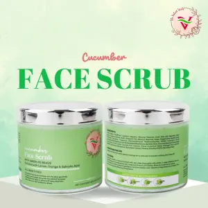 The Velvet Veils Cucumber Face Scrub