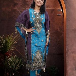 PickCell Luxary Kaptan With Bottom & Gota Work