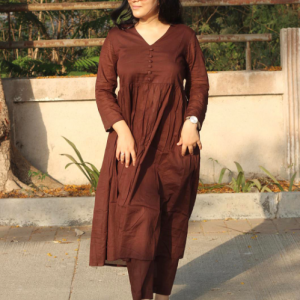 Rayon Solid Kurti With Palazzo