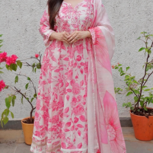 Rayon Kurti With Pant and dupatta Sets