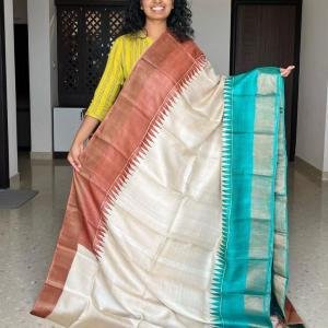 Semi Pattu Sarees With Beautiful Pallu