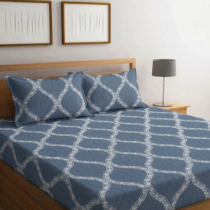 220 TC Cotton Contrast Pillow Elastic Fitted Bedsheet| Cotton bedsheet| trending bedsheet