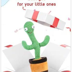 Electronic Dancing Cactus Toy with Lighting, Singing Cactus