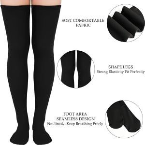 Wool Warm Thigh High Socks for Women