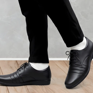 WUGO::Latest Trendy Men Formal Shoes |Black Derby Shoes| Office Shoes For Men's & Boys
