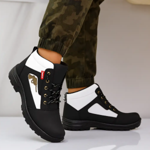 WUGO::Latest Stylish Men’s Black Gun Boots | Premium Faux Leather Ankle Boots | Comfortable Slip-On Footwear for Men's & Boys