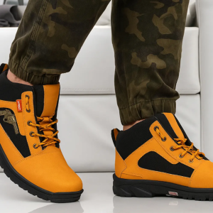 WUGO::Latest Fabulous Men’s Tan Gun Boots | Premium Faux Leather Ankle Boots | Comfortable Slip-On Footwear for Men's & Boys