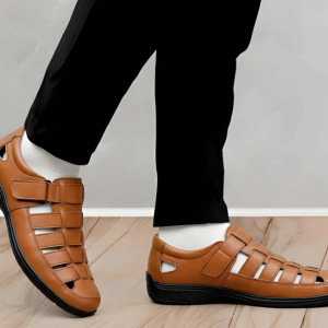 WUGO::Latest Trerndy Men’s Sandals | Premium Roman Style Outdoor Sandals for Men & Boys | Comfortable Casual Daily Wear Sandal with Strong Sole