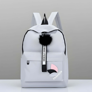 Latest Trendy Women’s Pink Backpack | Lightweight & Durable PU Leather School/College Bag | Adjustable Straps with Dual Handles
