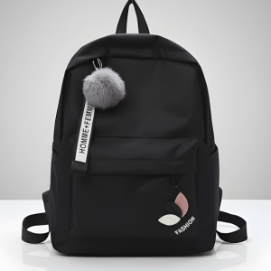 Latest Trendy Women’s Pink Backpack | Lightweight & Durable PU Leather School/College Bag | Adjustable Straps with Dual Handles