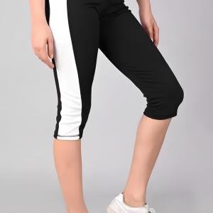 Latest Trendy High GSM Women Active Wear/Gym-Yoga Capri/Sport Capri for Women's & Girls