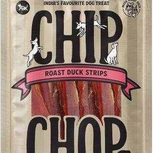 Chip Chops Roast Duck Strips Dog Treat – High Protein Natural Dog Snacks, Low Fat Reward & Training Treats, Suitable for All Breeds