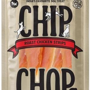 Click to see full view Chip Chops Chicken Strips Dog Snacks, High Protein, Grain-Free,  Delicious & Nutritious Treats for Dogs of All Breeds, 70g