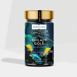 Kapiva Shilajit Gold Capsules - 60 Caps