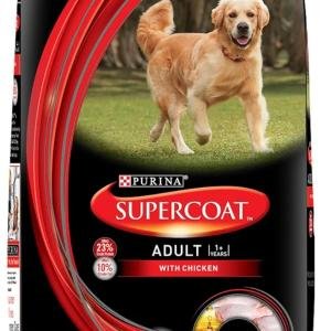 SUPERCOAT Purina Adult Dry Dog Food, 1+ Years, with Chicken, Smartblend Precise Nutrition for Whole Body Health