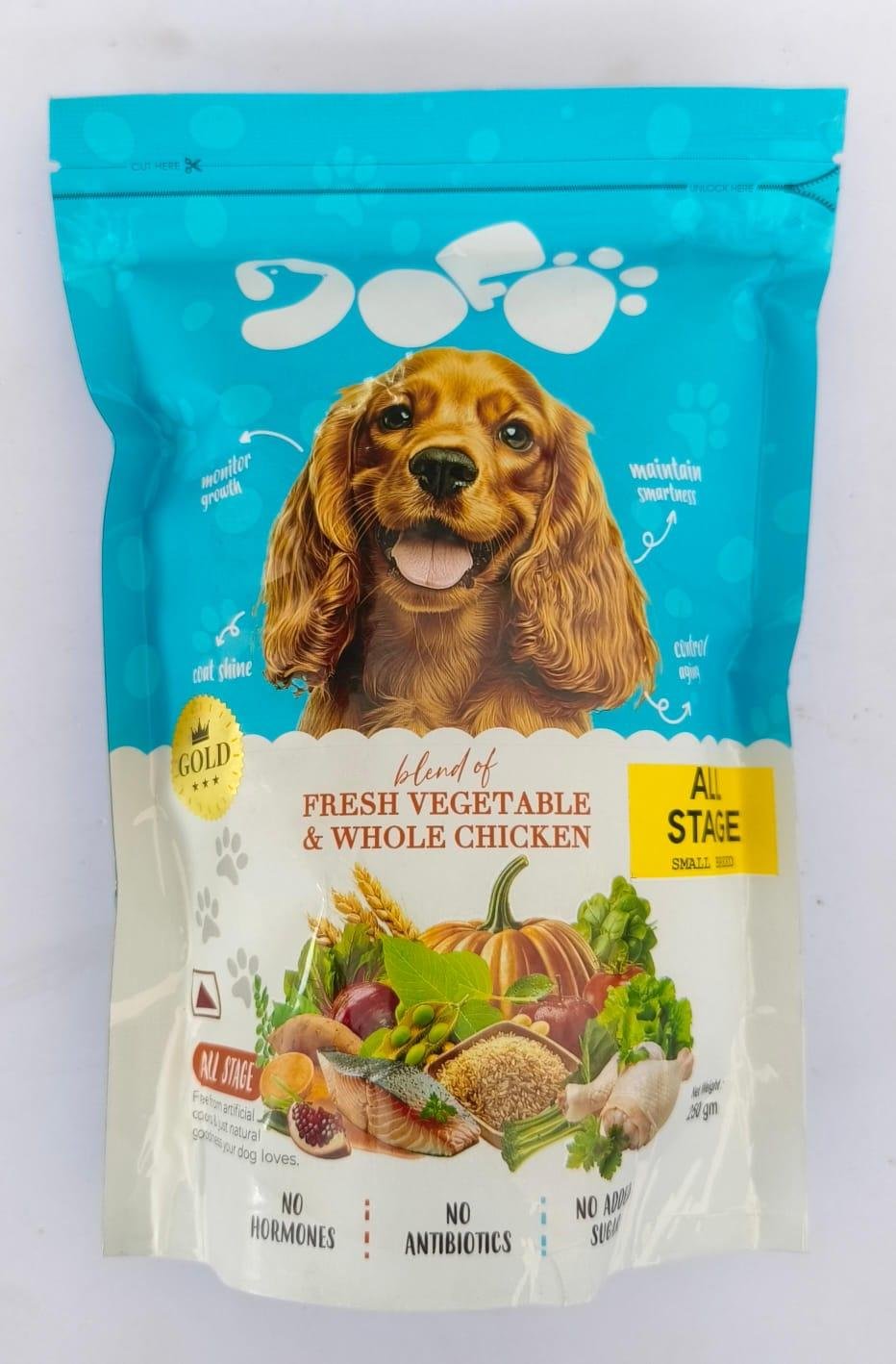Dofo All Stage Dog Food Small Breed, Fresh Chicken & Vegetables