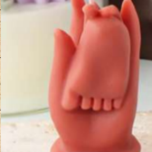 Baby Foot in Hand Candle Astotic Candle (pack of 1)