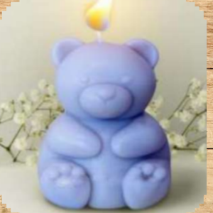 Teddy Bear Candle (pack of 2)