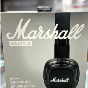 Heyuva Master copy Marshal Major IV, Bass Sound Foldable Headphone (Black) Bluetooth & Wired without Mic