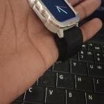 AVR Q11 LAXAFIT Sports Smartwatch, Heart Rate Monitor, Temperature Display, Silver Smartwatch