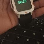 AVR Q11 LAXAFIT Sports Smartwatch, Heart Rate Monitor, Temperature Display, Silver Smartwatch