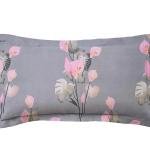 Glace Cotton Floral Luxurious Beautiful Soft Comfort Designer Floral Pattern 1 Single Size Bed bedsheet and 1 Pillow Cover