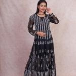 56 Kali Chikankari Anarkali