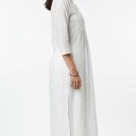 Women Pure Mul Mul Kurta Dyeable Fabric