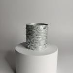 Priyasi Silver Brass Silver-Plated Bangle Set for Women and Girl's