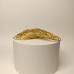 For Girl Child Gold-Plated Metal Bangles Set with Cutting Pattern, Metallic Gold Color with zori dots, Pack of 48Pieces