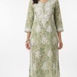 Women Pure Mul Mul Cotton Kurta Palazzo Set