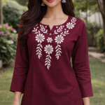 Cotton Embroidered Kurti