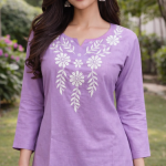 Cotton Embroidered Kurti
