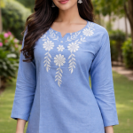Cotton Embroidered Kurti