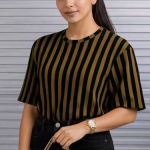 CHUGHZ Women's trending Striped T-shirts