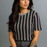 CHUGHZ Women's trending Striped T-shirts