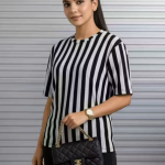 CHUGHZ Women's trending Striped T-shirts