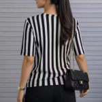 CHUGHZ Women's trending Striped T-shirts